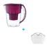 Konvice Aquaphor Ametyst (cherry/višňová) + vložka Aquaphor MAXFOR+ (B100-25), 12 kusů v balení