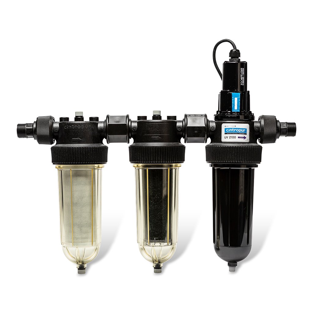 Cintropur TRIO UV 25W, trojitý filtr s UV lampou na dezinfekce vody