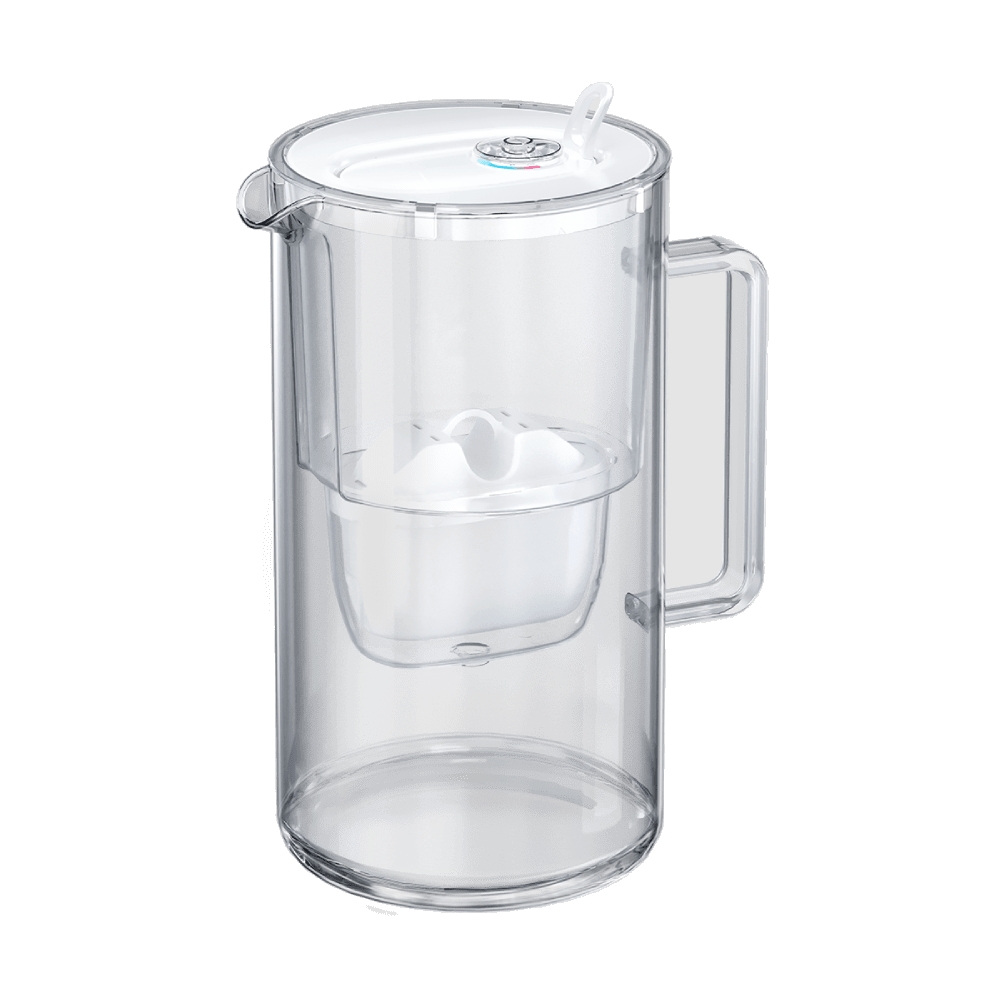 Skleněná filtrační konvice Aquaphor Glass (bílá)