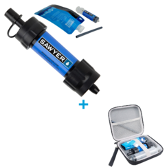 Sawyer SP128 Mini Filter BLUE (modrý) + Ochranné pouzdro