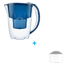 Aquaphor Ametyst (modrá) + vložka Dafi Unimax Protect+ (na tvrdou vodu), 12 ks