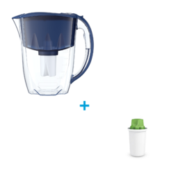 Aquaphor Ideal (modrá) + vložka Dafi Classic pH+ (alkalická), 12 ks