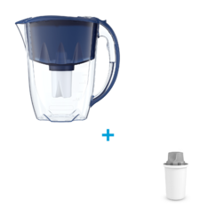 Aquaphor Ideal (modrá) + vložka Dafi Classic Protect+ (na tvrdou vodu), 12 ks
