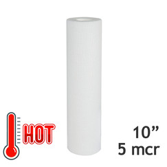 Polypropylenová vložka 10", 5 mcr, na horkou vodu (krabice 50 ks)