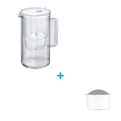 Aquaphor Glass (bílá) + vložka Dafi Unimax Protect+ (na tvrdou vodu), 12 ks
