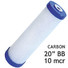 Uhlíková filtrační vložka USTM 20″ Big Blue, 10 mcr