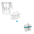 Konvice BWT Vida (bílá), vč. 3 ks náhradních filtrů + vložka BWT Zinek + Hořčík, 12 ks