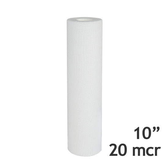 Polypropylenová vložka USTM 10", 20 mcr, na mechanické nečistoty (krabice 50 ks)