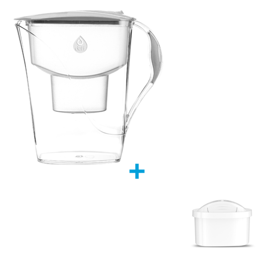 Filtrační konvice Dafi Luna Unimax (bílá) + vložka Dafi Unimax, 9 kusů v balení