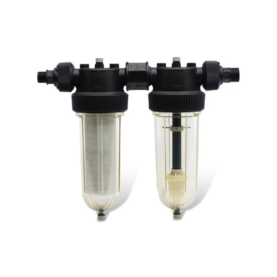 Kombinace mechanického a uhlíkového filtru Cintropur NW25 DUO 3/4" + 1"