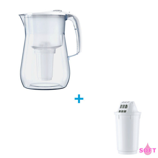 Konvice Aquaphor Provence (bílá) + vložka Aquaphor A5H (B100-6), 12 ks