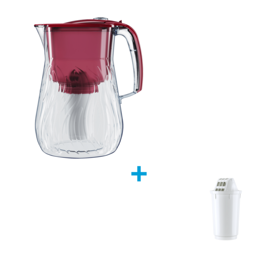 Konvice Aquaphor Orlean (cherry/višňová) + vložka Aquaphor A5 (B100-5), 12 ks